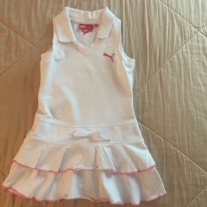 Girl’s white dress (brand: Puma)